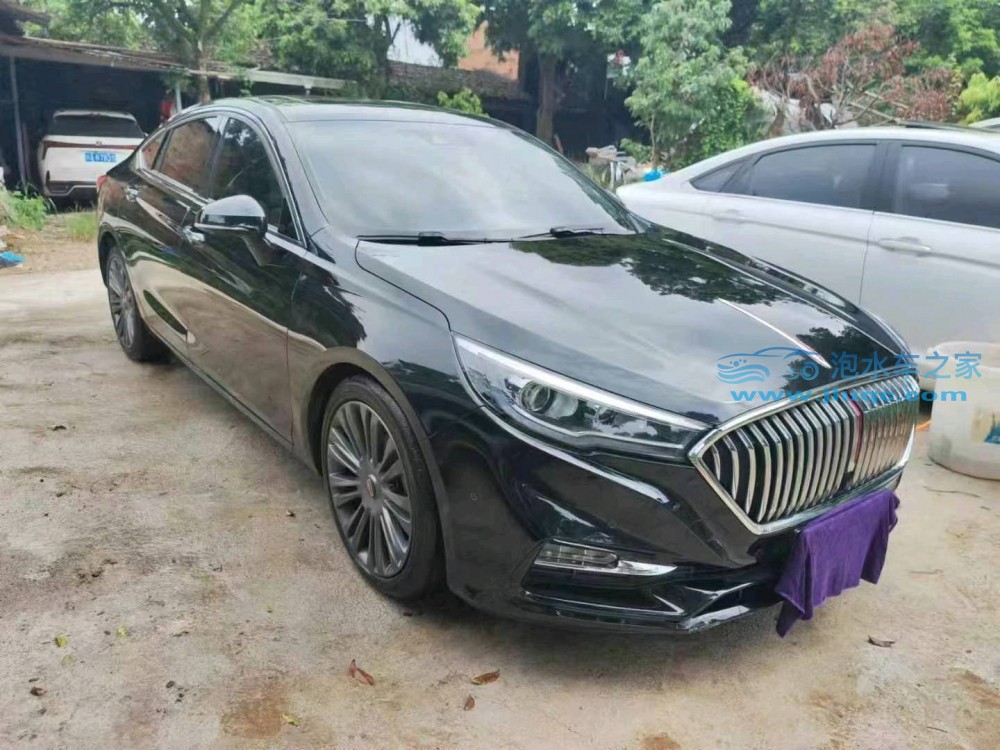 21年紅旗H5泡水車