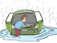 下雨天忘關(guān)發(fā)動機蓋，雨水侵入——這輛車是否就此淪為“泡水車”？
